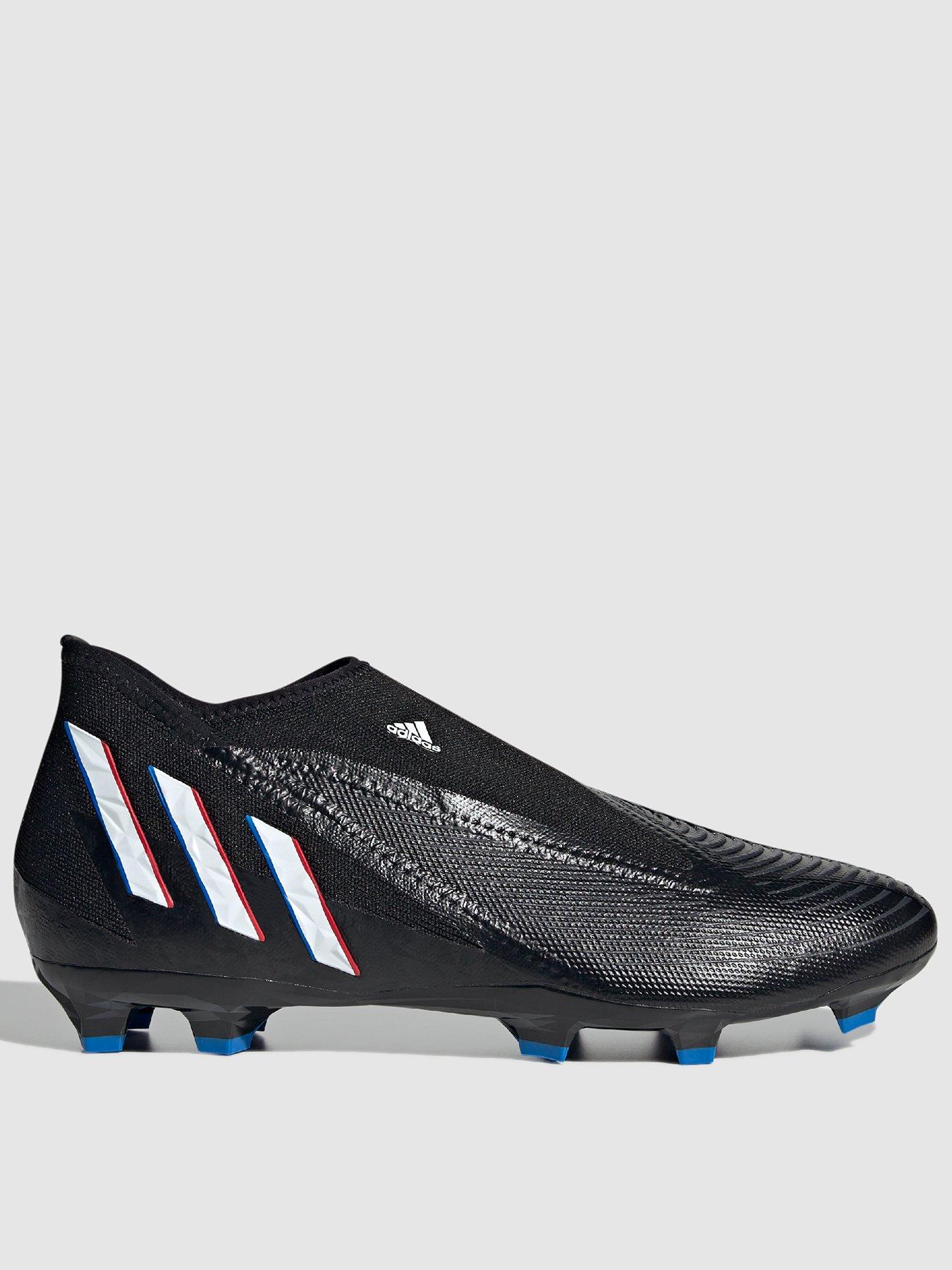 mens all black football boots