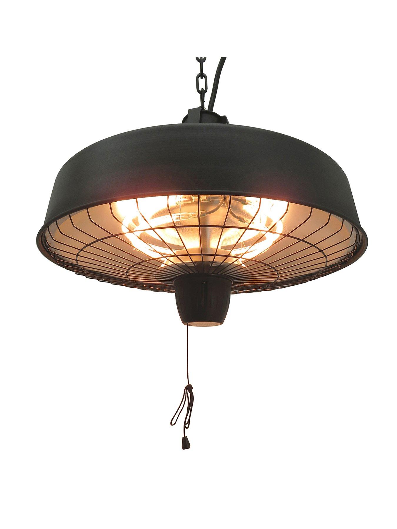 Product photograph of Outsunny Adjustable Infrared Halogen Garden Heater from very.co.uk