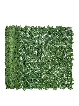 Product photograph of Outsunny Artificial Leaf Garden Screen Panel from very.co.uk