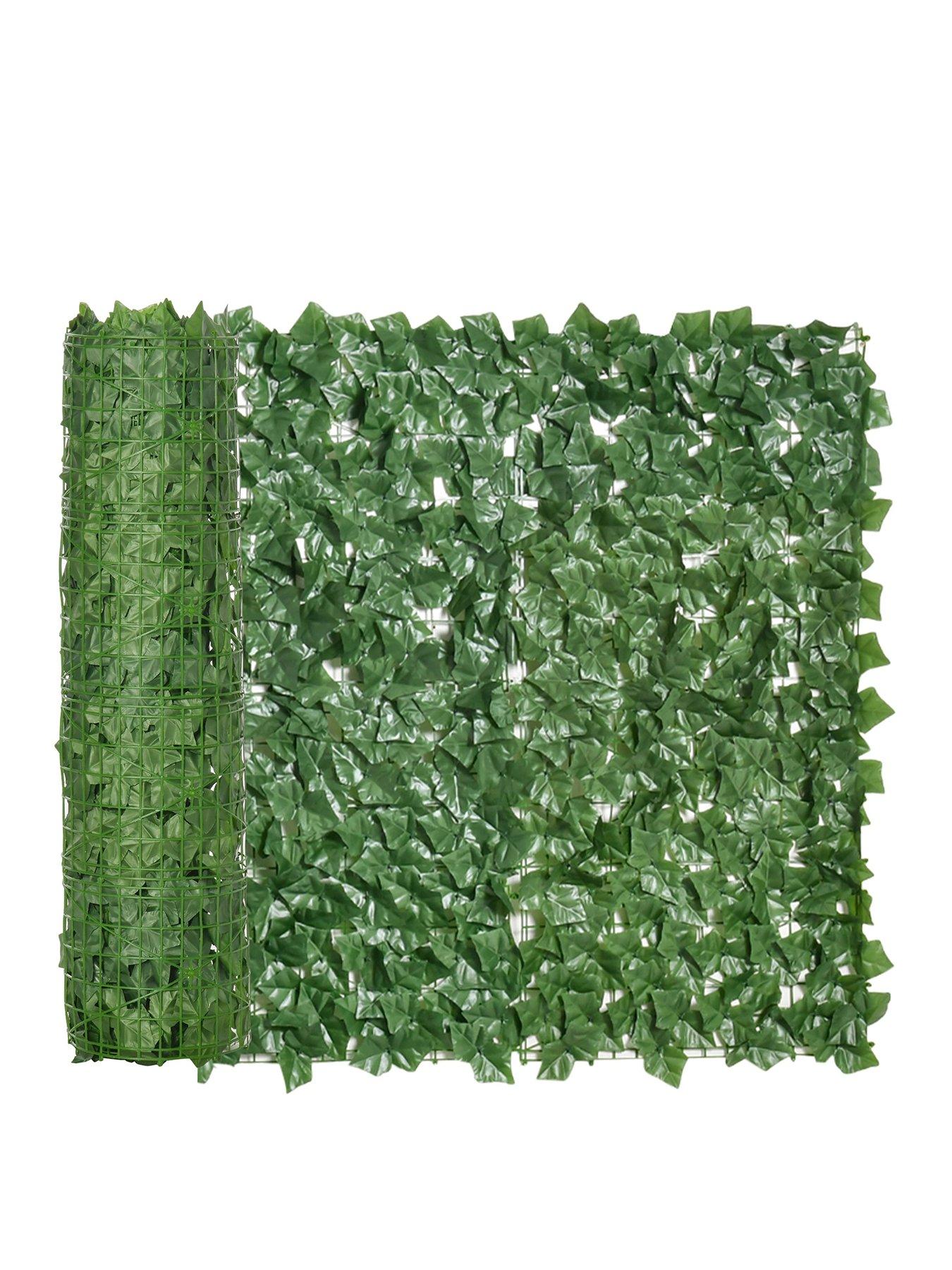 Image 1 of 6 of OutSunny Artificial Leaf Garden Screen Panel