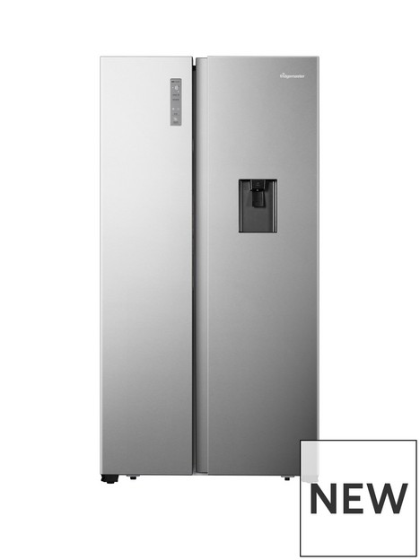 fridgemaster-ms91521ffs-91cm-total-no-frost-american-fridge-freezer-silver