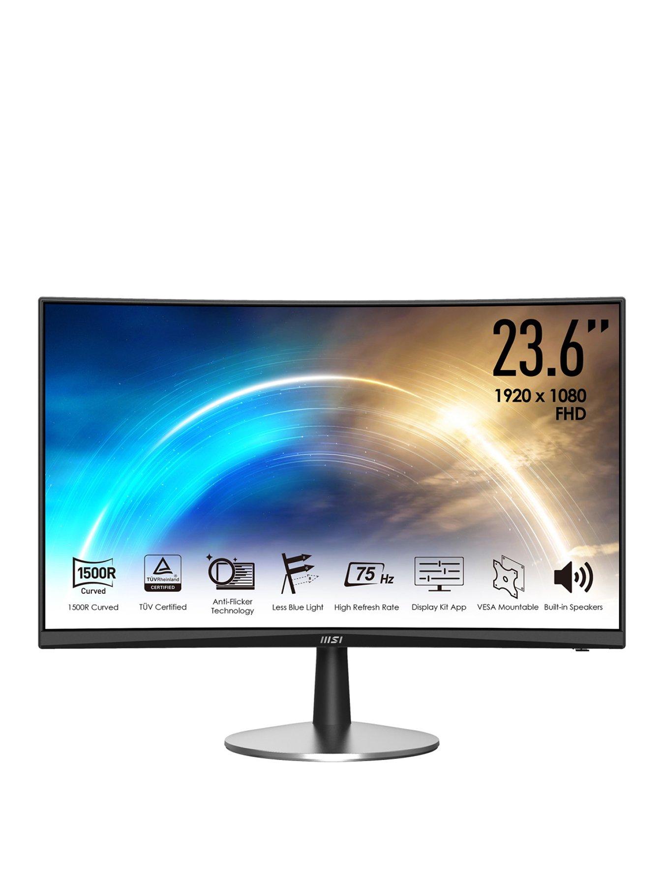 27'' UHD (3840 x 2160) IPS Zero-Frame LED Monitor, 4K Computer Monitor with  Speakers,60Hz,99% sRGB,5ms,2X HDMI,DisplayPort,VESA,Tilt
