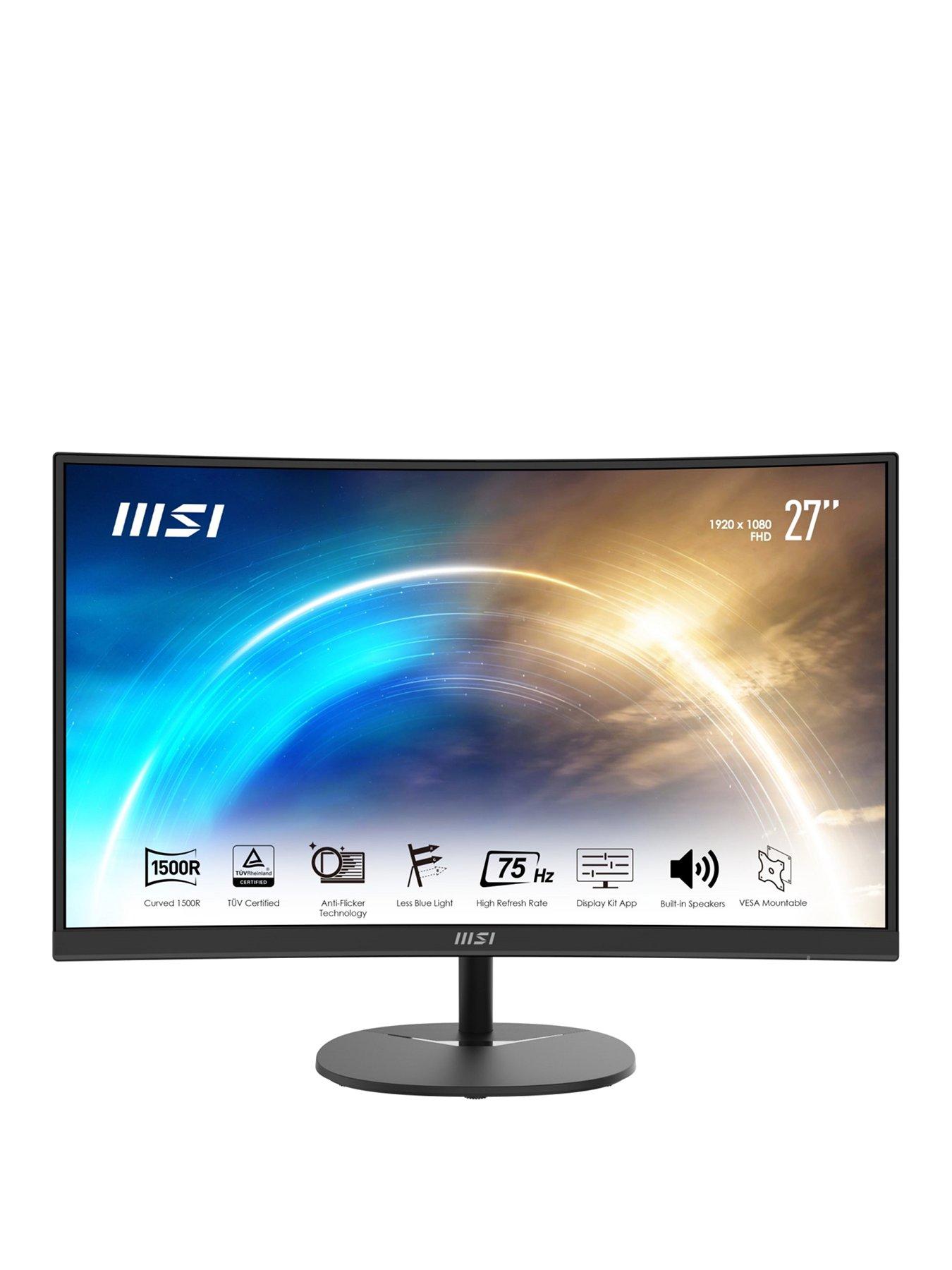 MSI PRO MP271C 27 inch, Full HD, 75Hz, 1ms, AMD Freesync, 1500R Curved