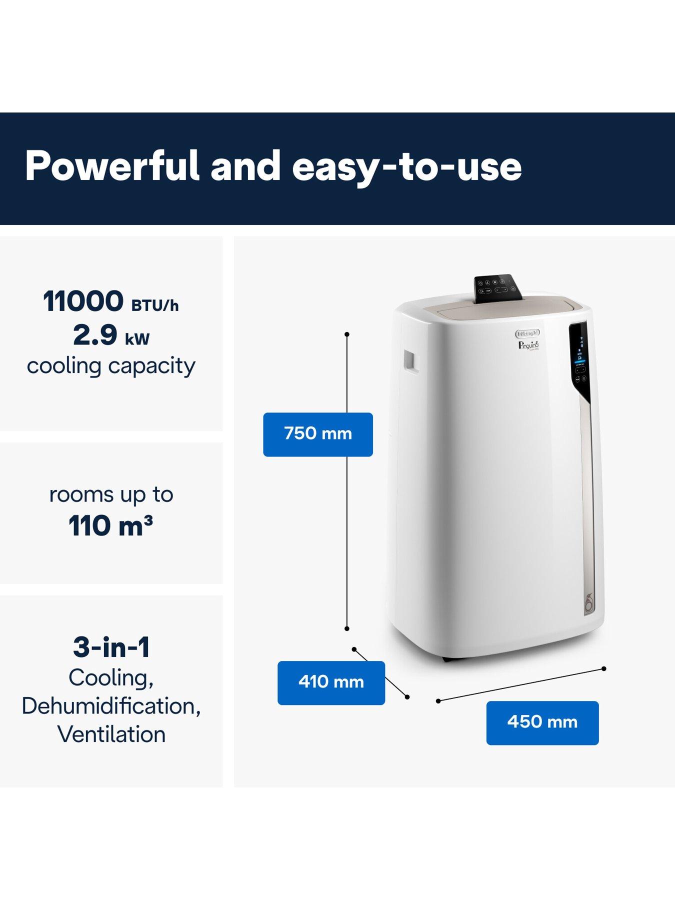 DeLonghi EL112 CST Portable Air Conditioner 11,000 BTU Very