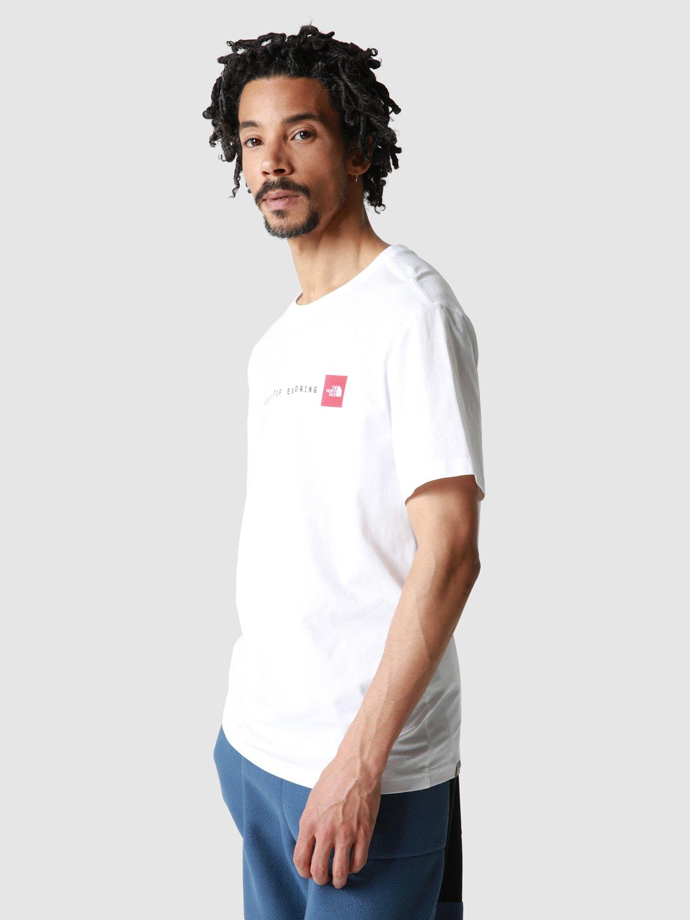 Short Sleeve Never Stop Exploring T-Shirt - White