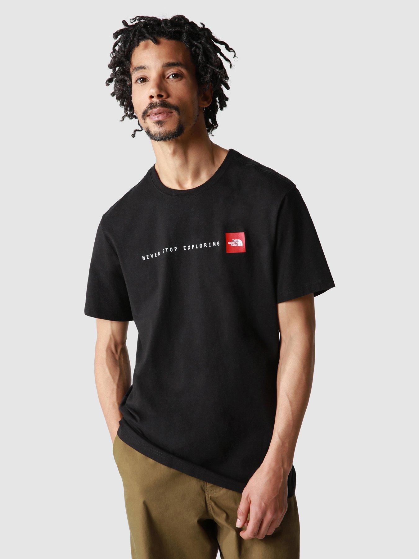 Men's S/S Never Stop Exploring Tee - Black