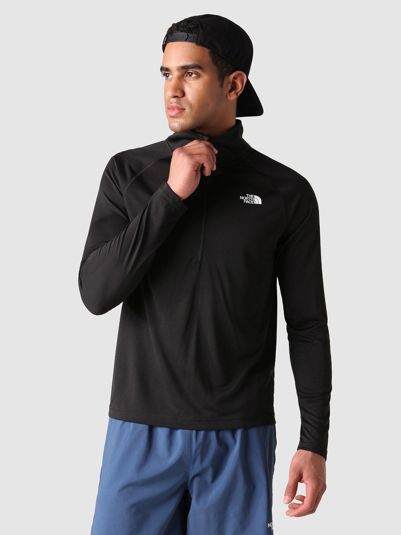 Mens north face half on sale zip