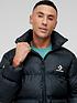  image of converse-star-chevron-left-chest-patch-pocket-padded-jacket-blacknbsp
