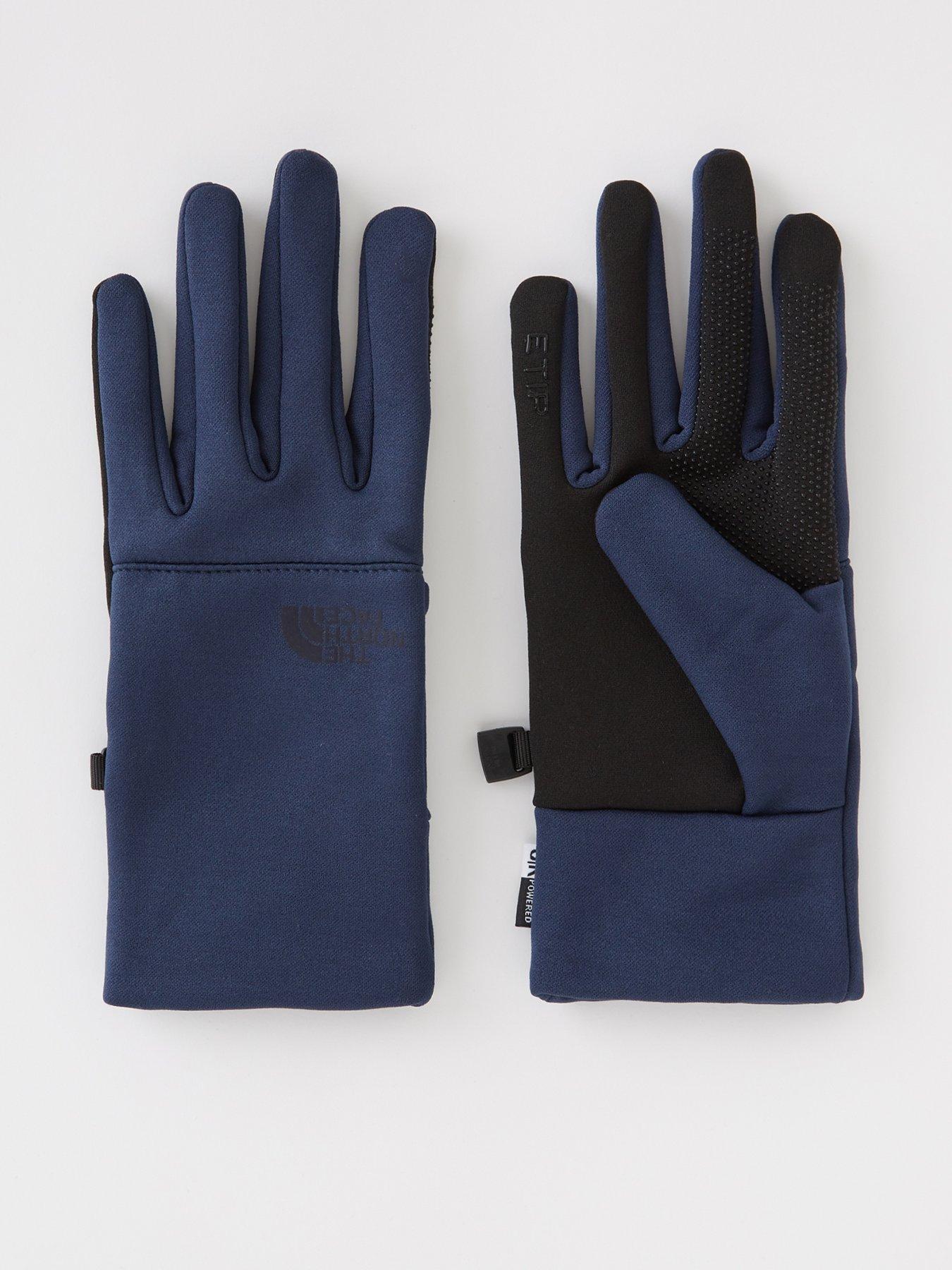 Black Mens Accessories Gloves Paul & Shark Leather Gloves in Dark Blue for Men 