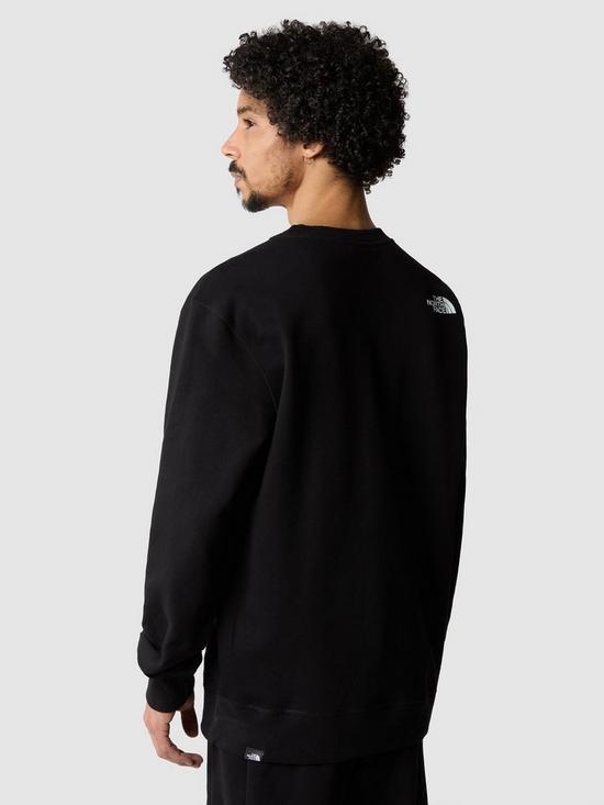 stillFront image of the-north-face-mens-simple-dome-crew-black