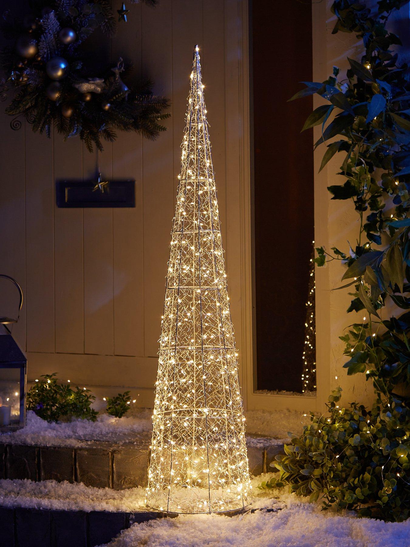 Product photograph of Three Kings Led Christmas Cone Ndash 110 Cm from very.co.uk