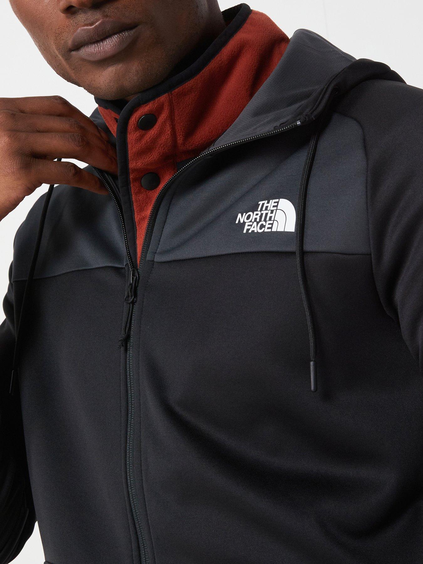 Image 6 of 6 of THE NORTH FACE Men's Reaxion Fleece Full Zip Hoodie - Black