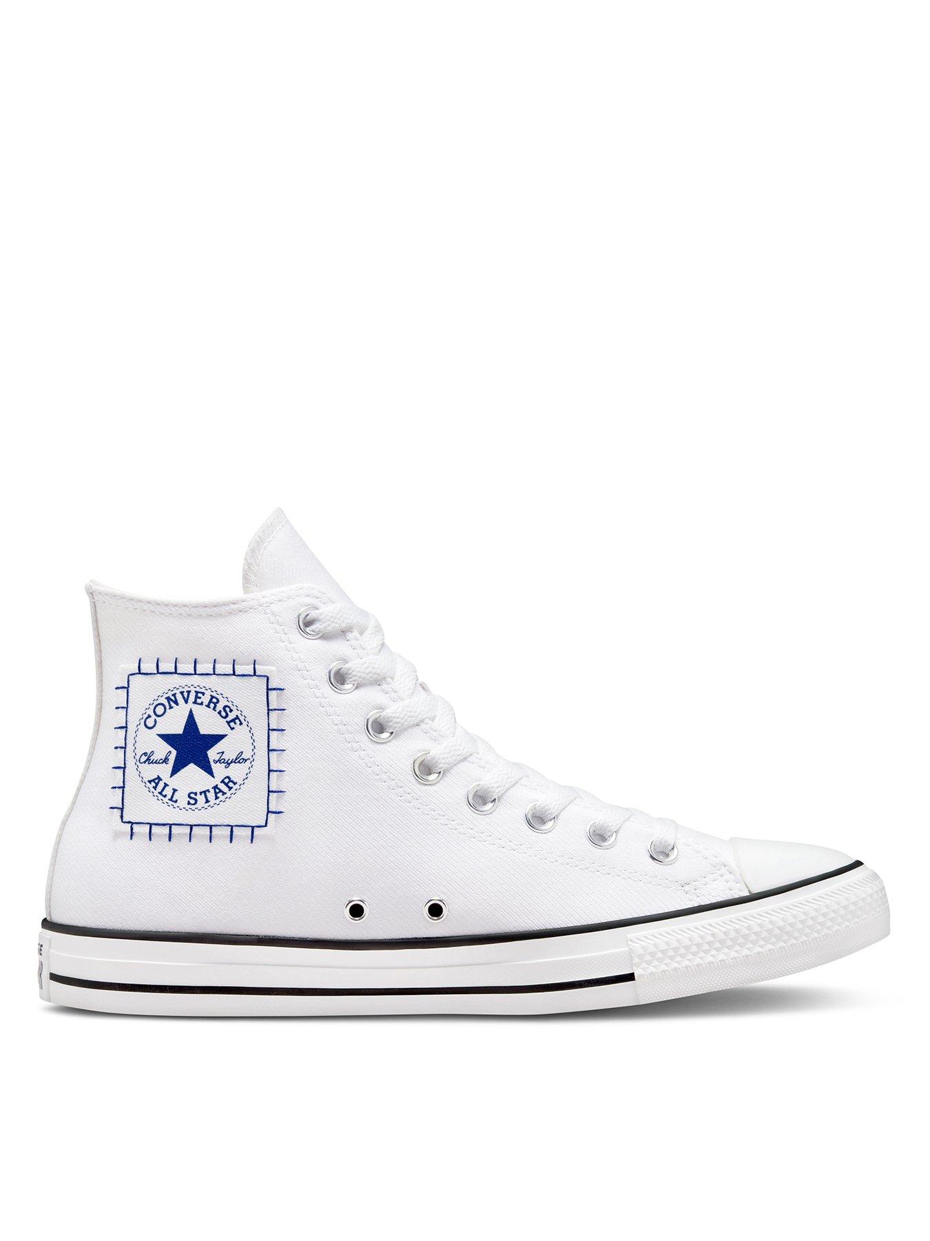 Converse Chuck Taylor All Star Denim Hi - White/Blue/Black | very