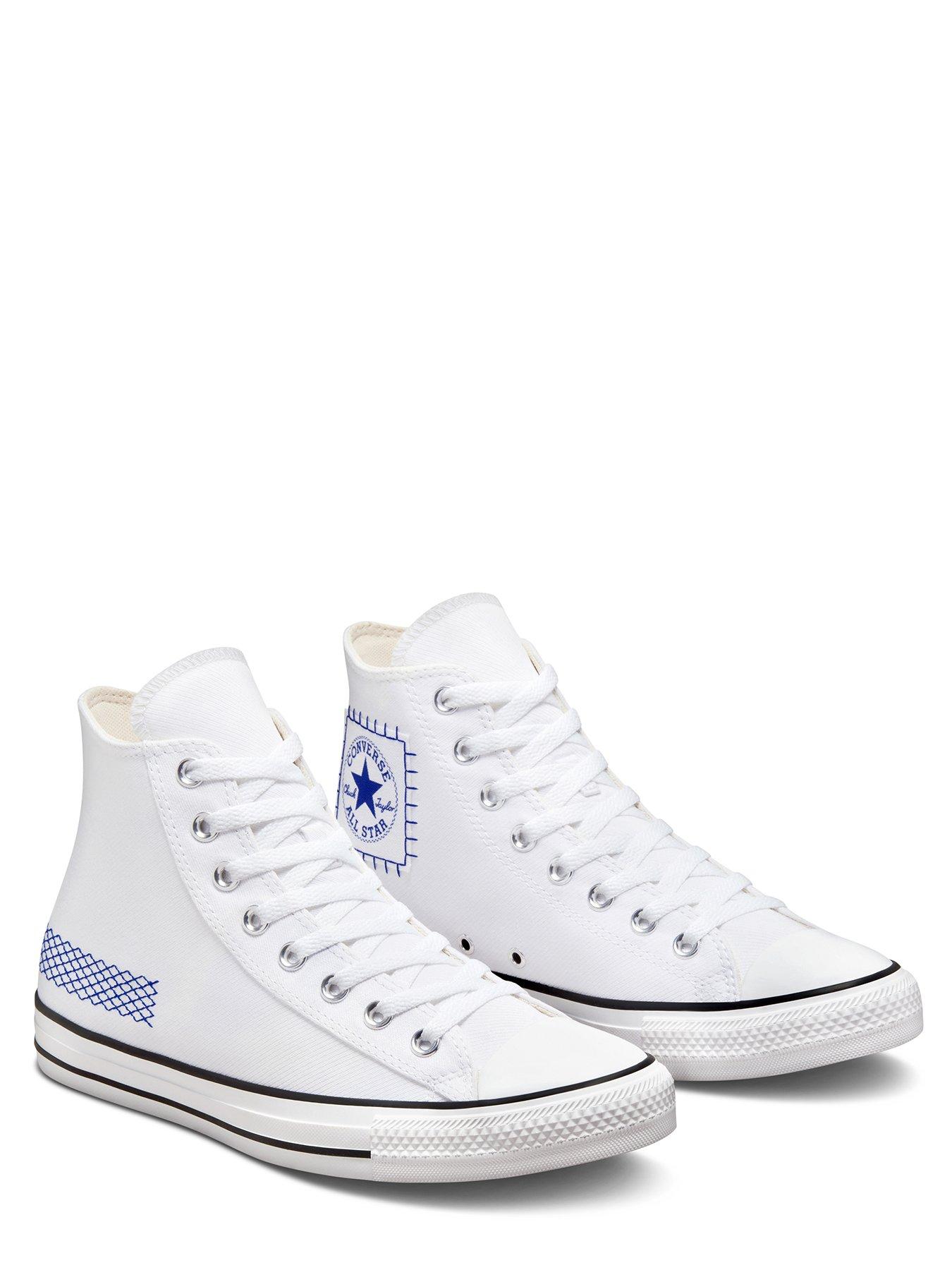 Converse Chuck Taylor All Star Denim Hi - White/Blue/Black | very