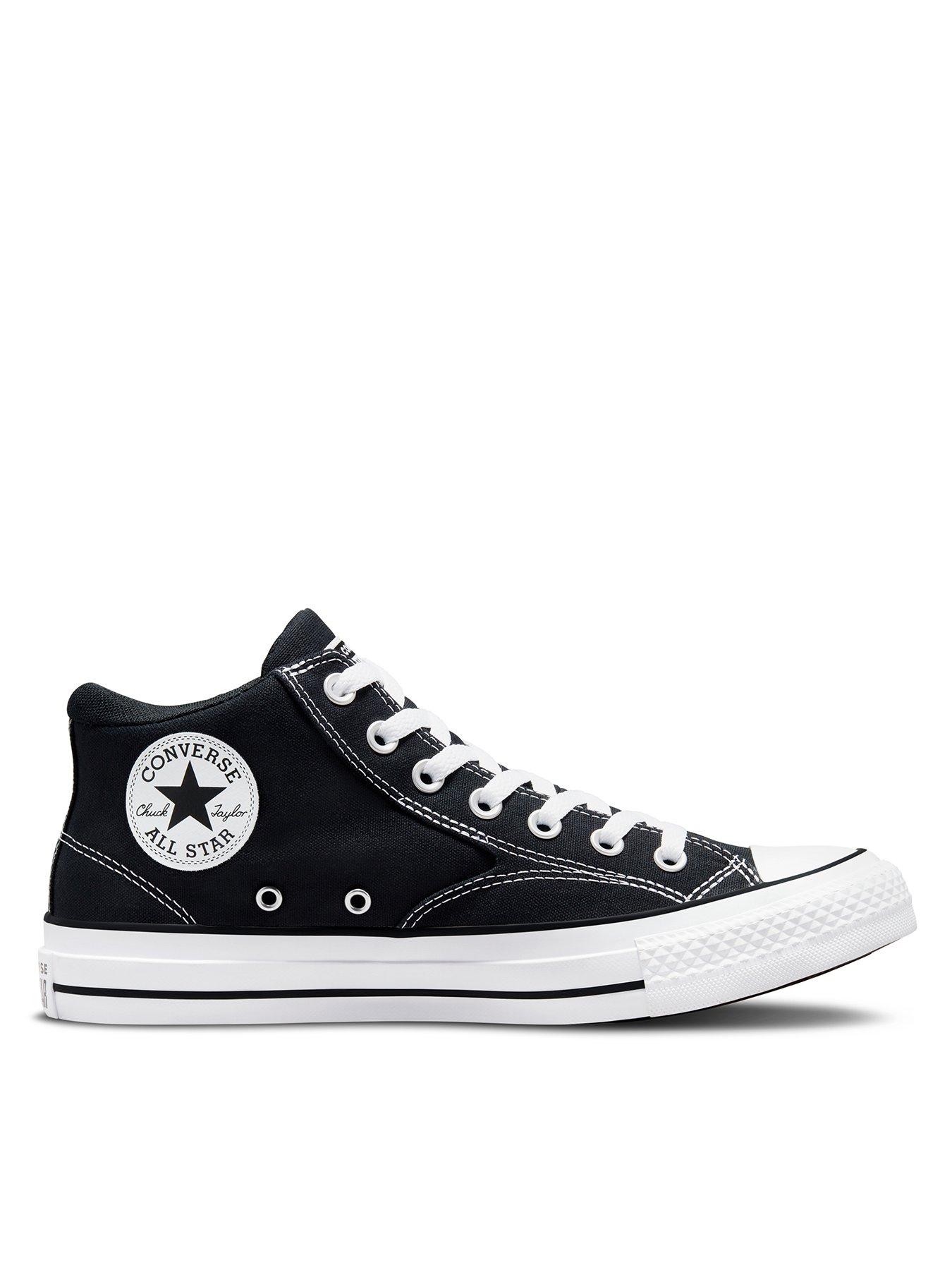 undefined Mens Malden Street Mid Trainers - Black/White