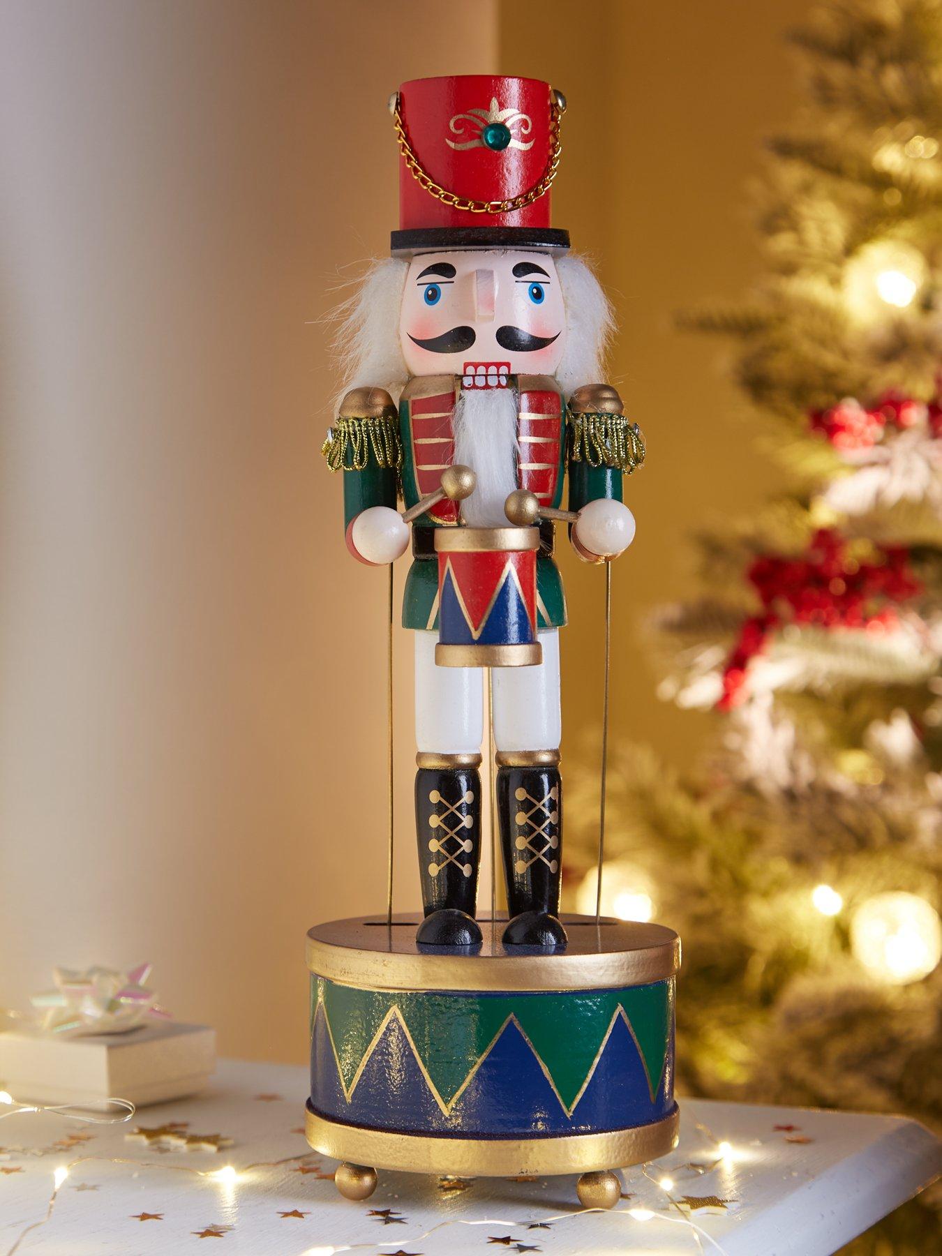 Product photograph of Three Kings Musical Christmas Nutcracker Drummer from very.co.uk
