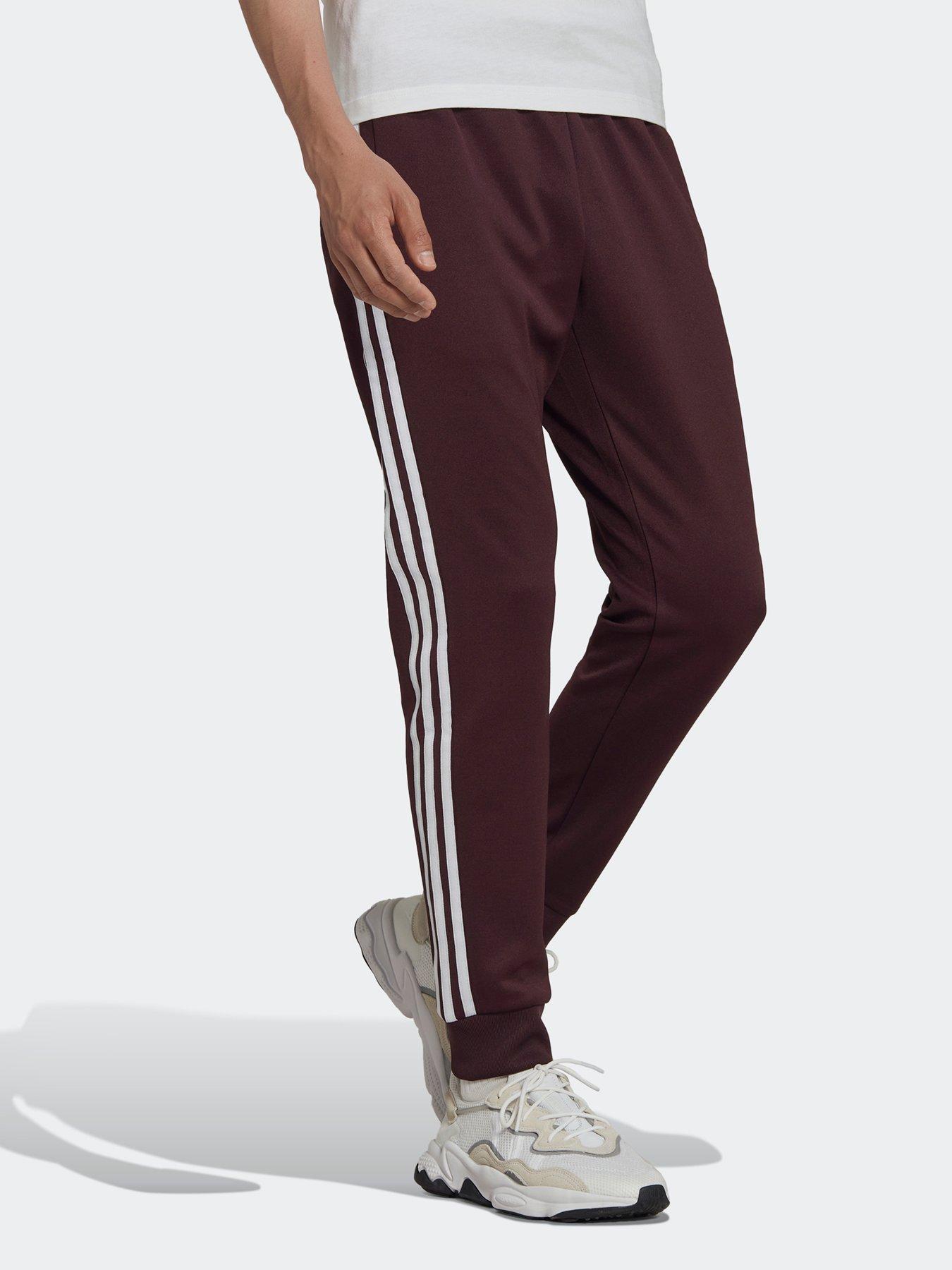 adidas sst burgundy