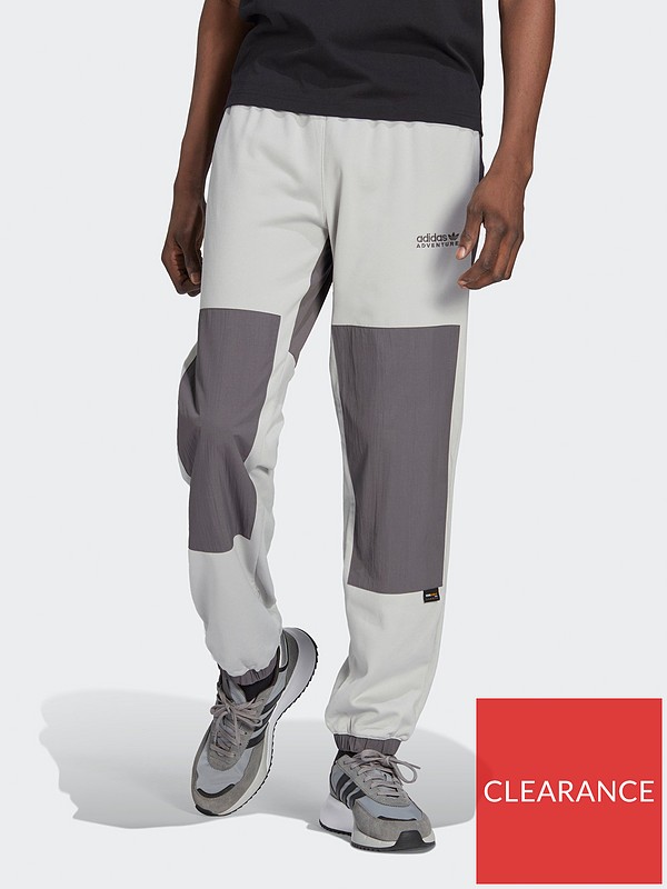 adidas Originals Adventure Winter Track Pants - Grey | very.co.uk