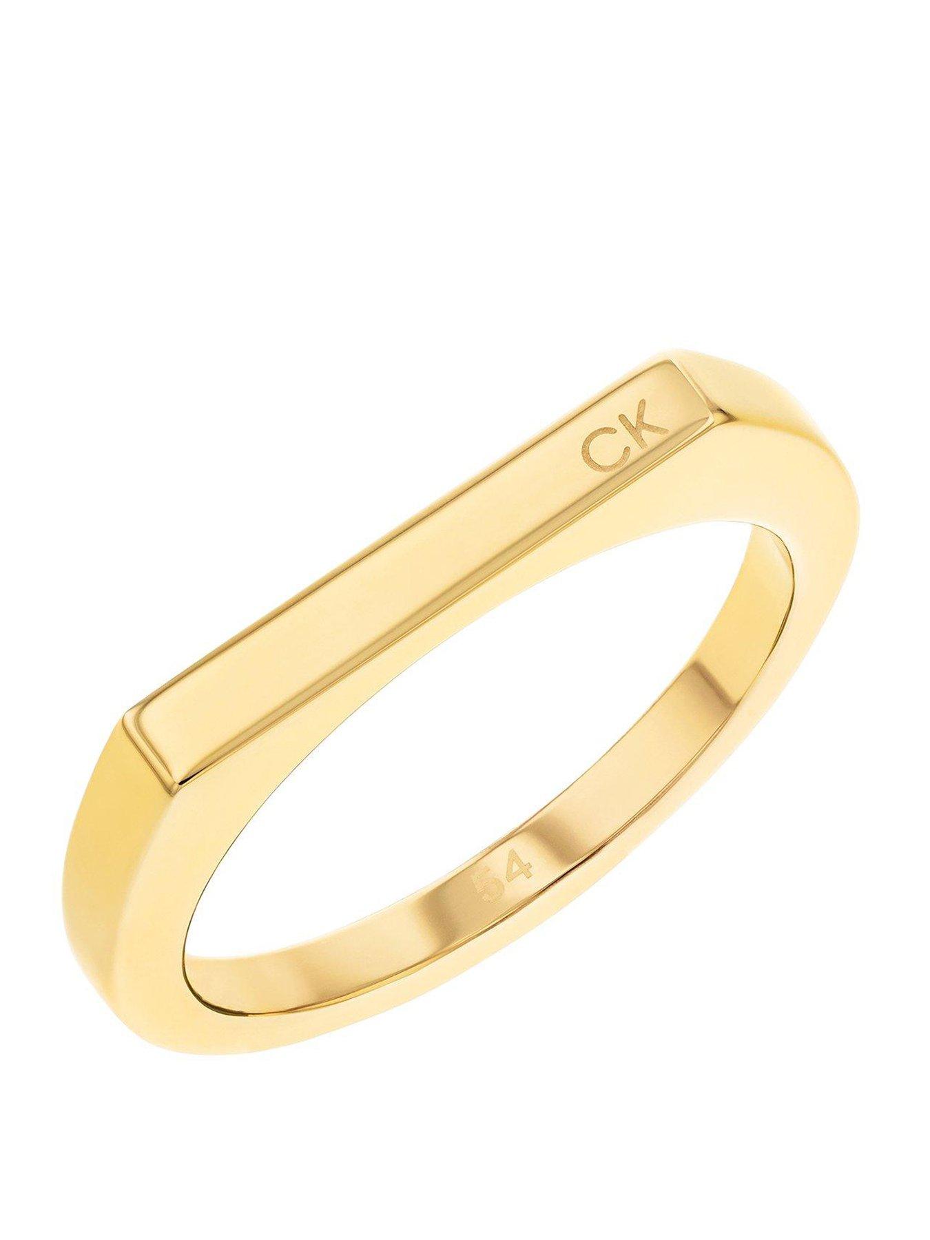 Calvin Klein Faceted Ladies Ring