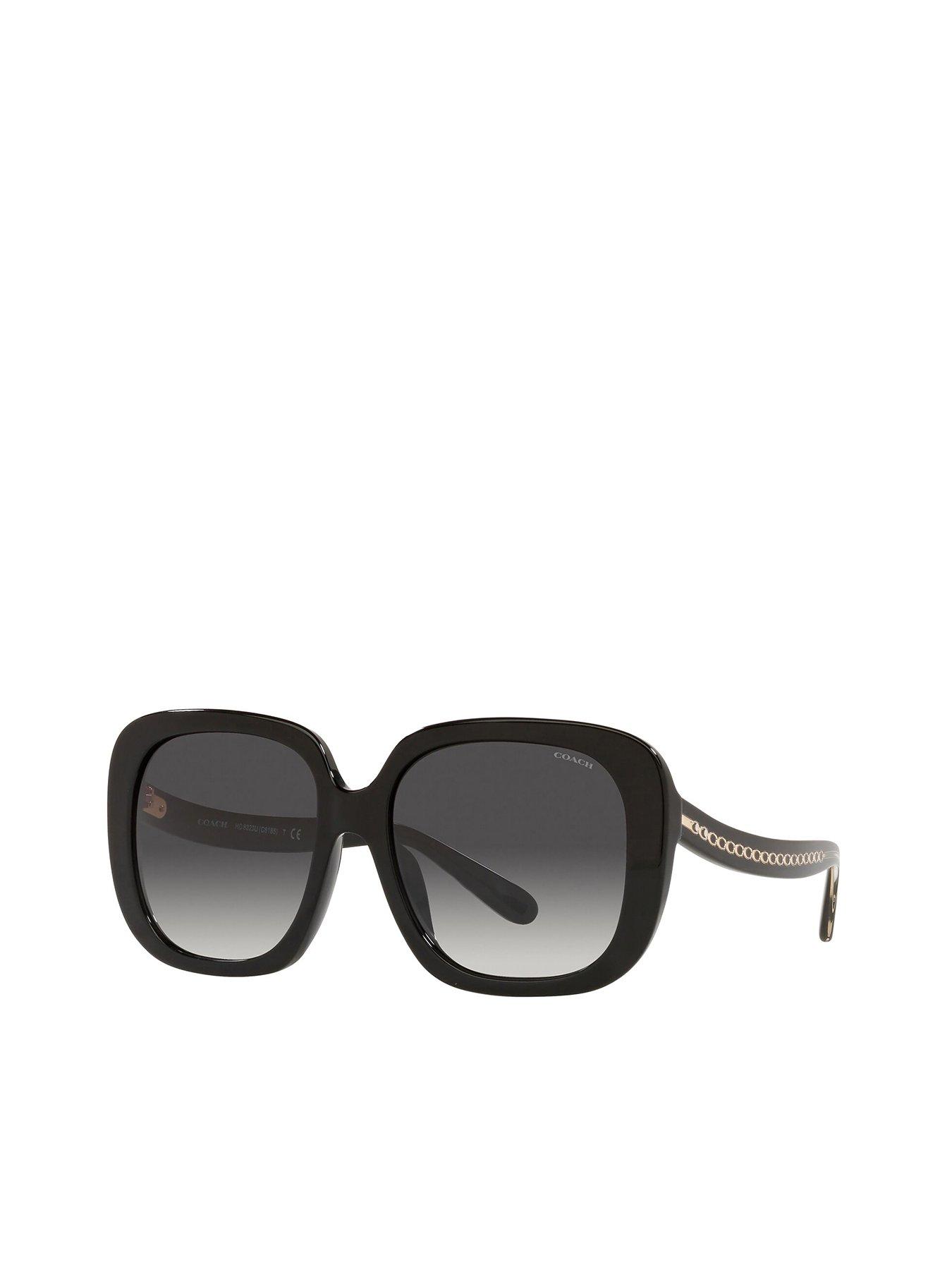 Coach hotsell sunglasses black