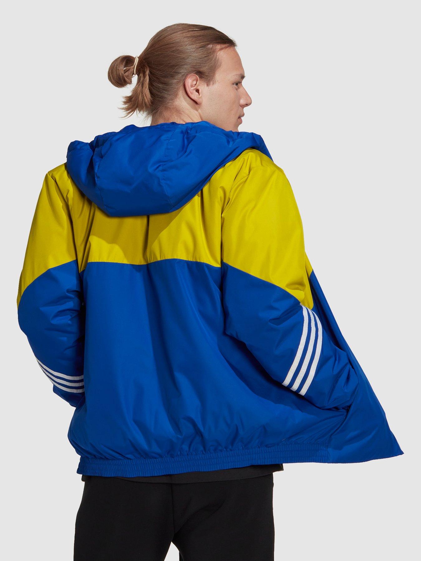 Jungkook blue store adidas jacket