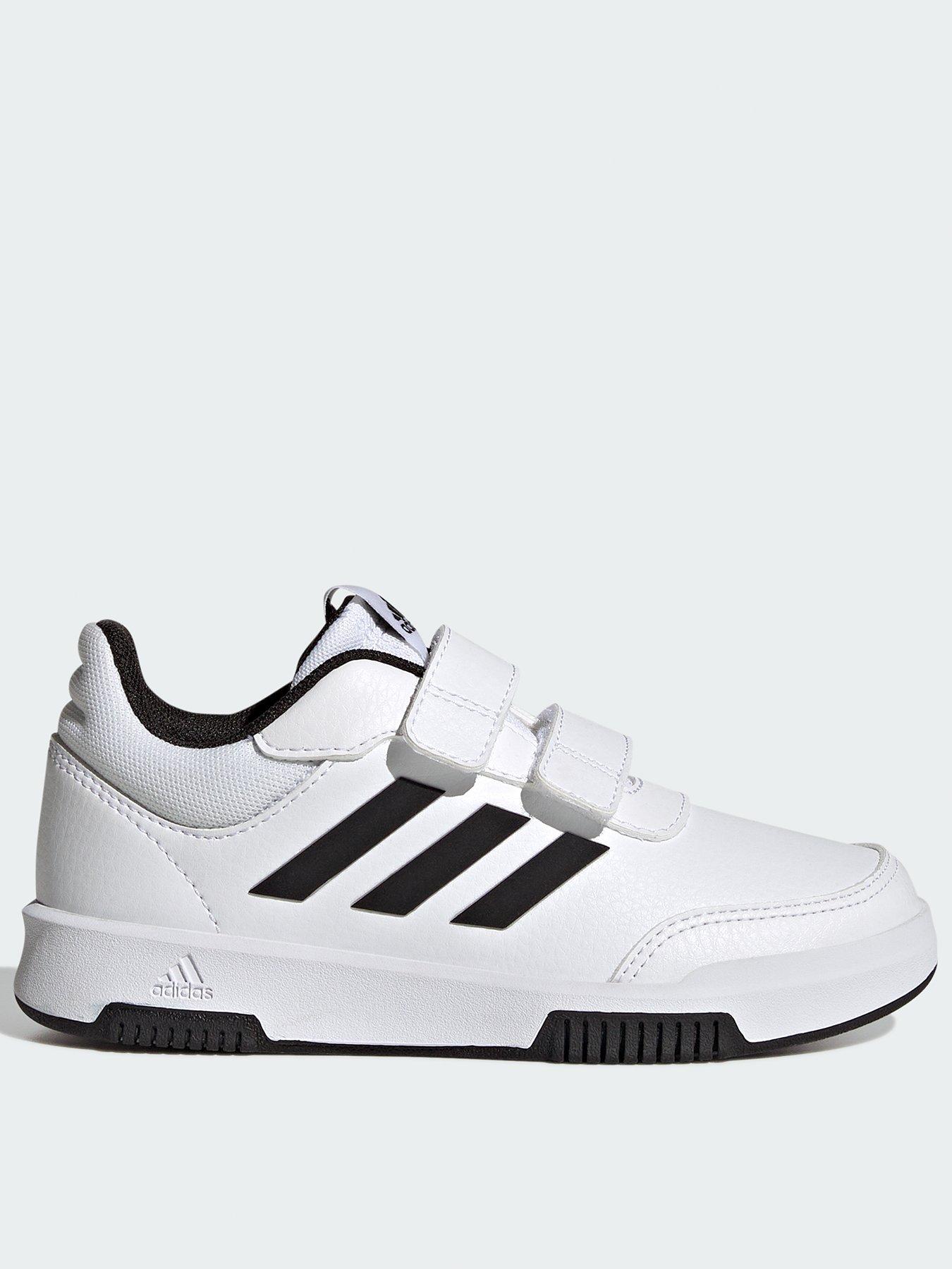 Kids adidas hot sale white trainers