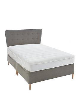 Product photograph of Airsprung Astrid Ortho Double 4 Draw Divan - With Headboard from very.co.uk