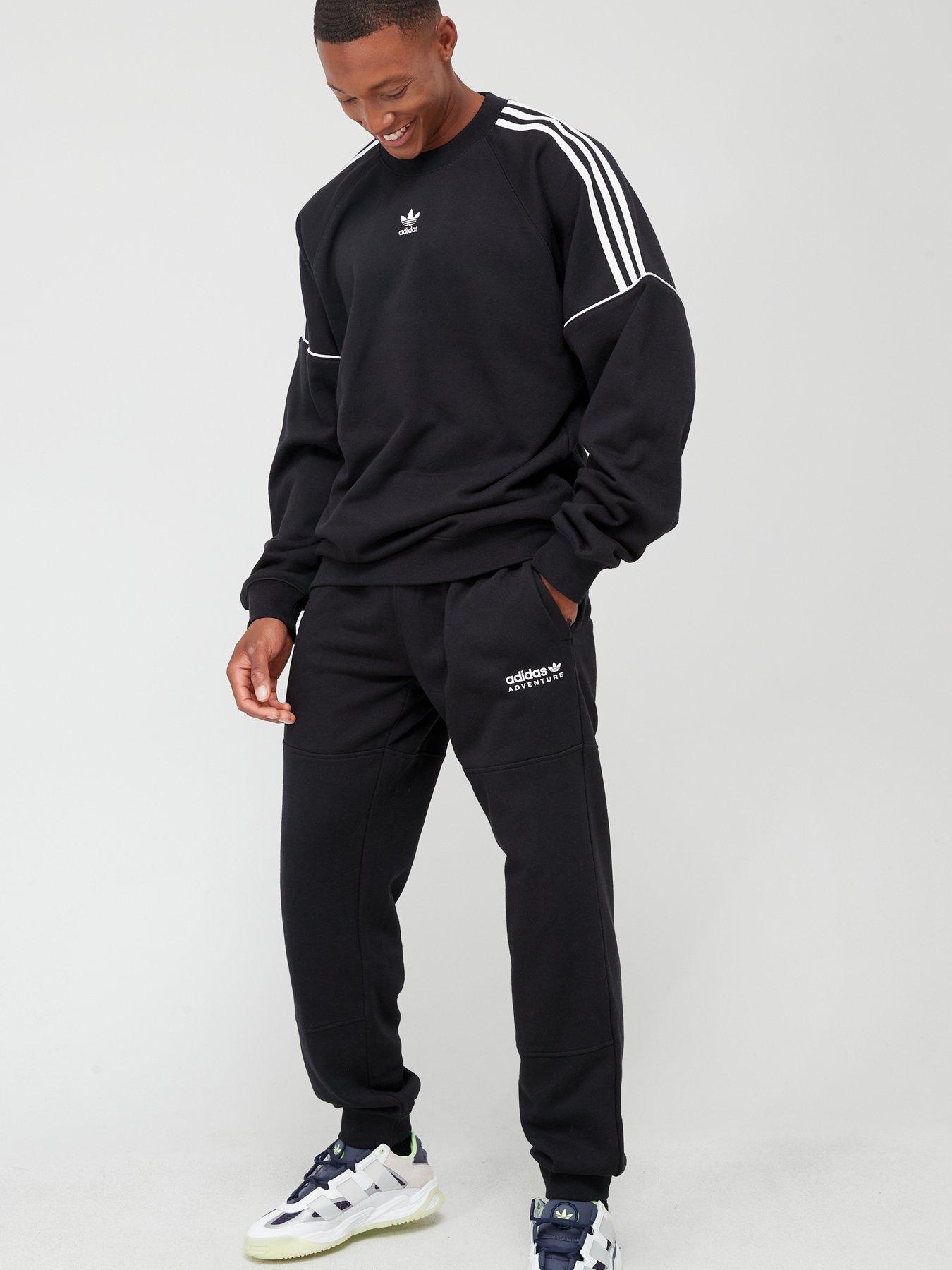 adidas Rekive Crew Sweatshirt - Black | very.co.uk