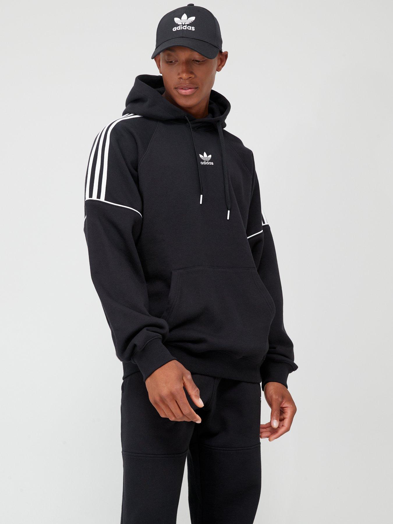 adidas Originals Rekive Hoodie - Black | very.co.uk