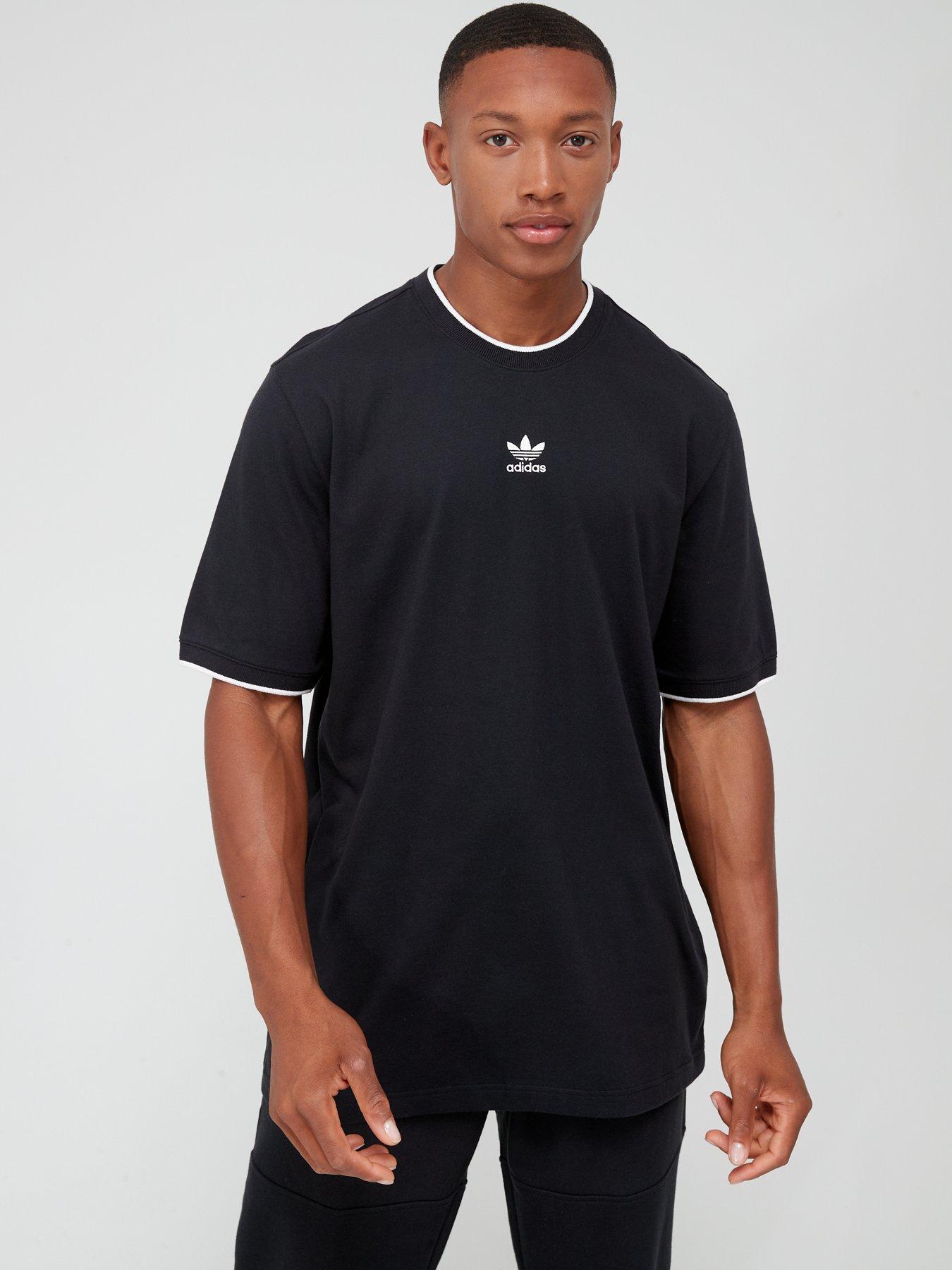 adidas Originals Rekive T-Shirt - Black | very.co.uk