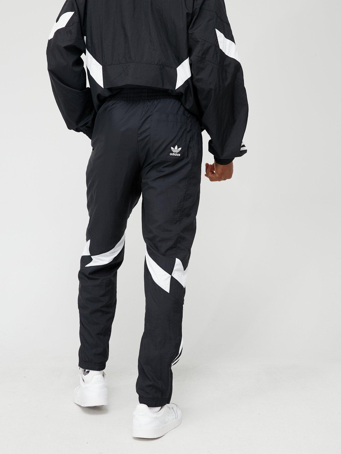 adidas Originals Woven Track Pant - Black | very.co.uk