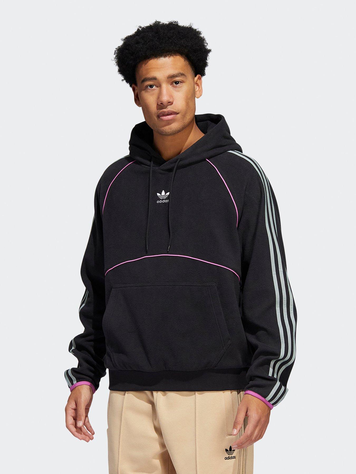 Adidas originals polar discount fleece sweatshirt in blac