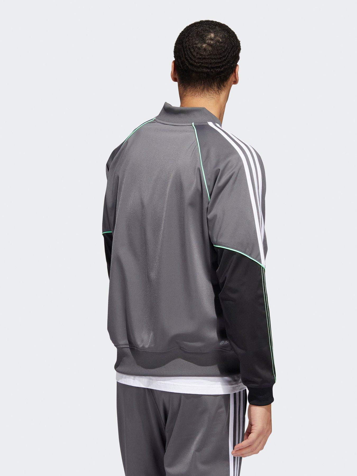 Adidas originals mens sst thermal track jacket in outlet black