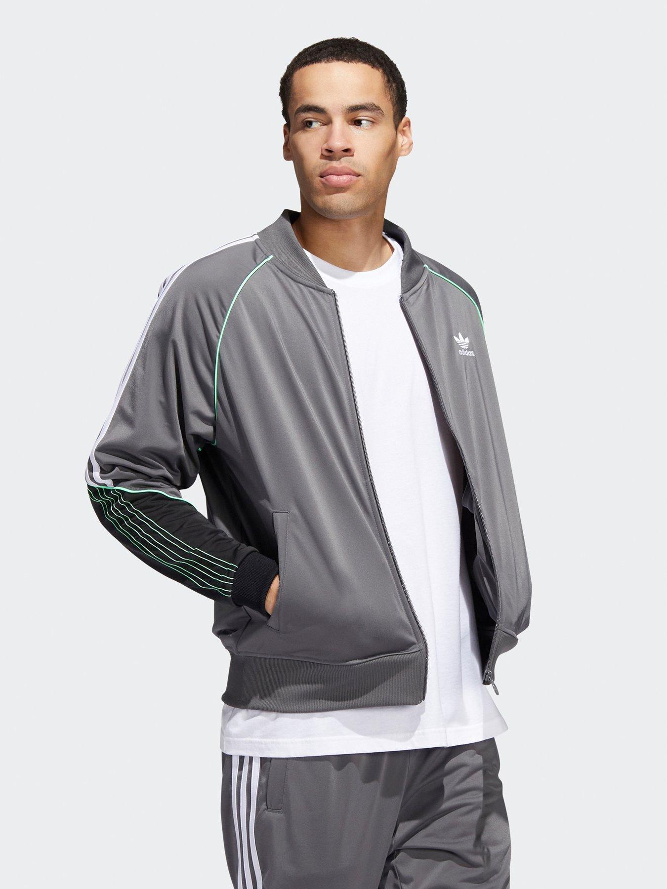 Grey adidas top best sale