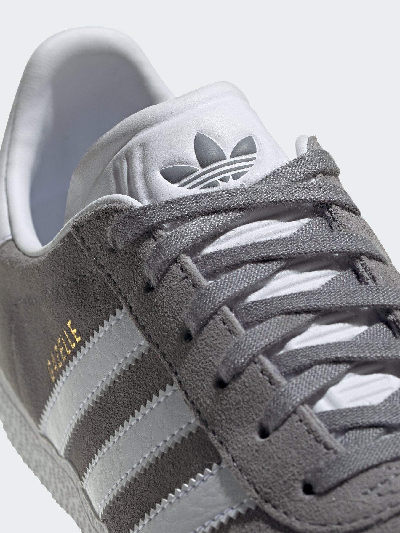 Light gray gazelle adidas best sale