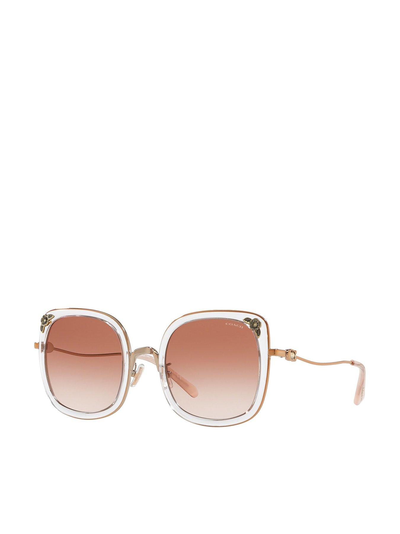 Rose gold best sale coach sunglasses