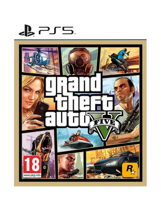 front image of playstation-5-grand-theft-auto-v