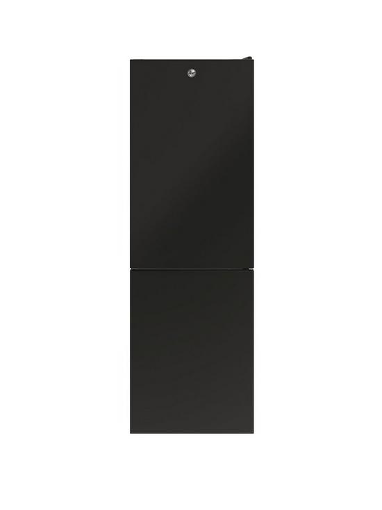 front image of hoover-hoce3t618fbk-60cm-wide-5050-freestanding-total-no-frost-fridge-freezer-black