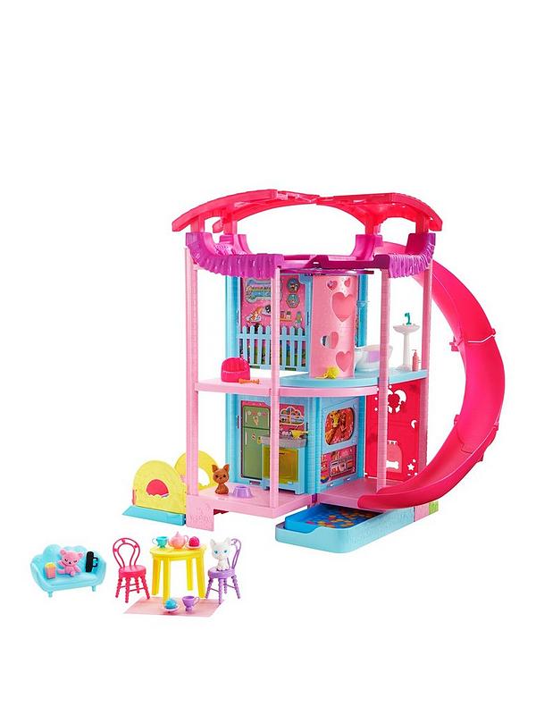 Image 2 of 7 of Barbie Chelsea Playhouse with Pets &amp; Accessories