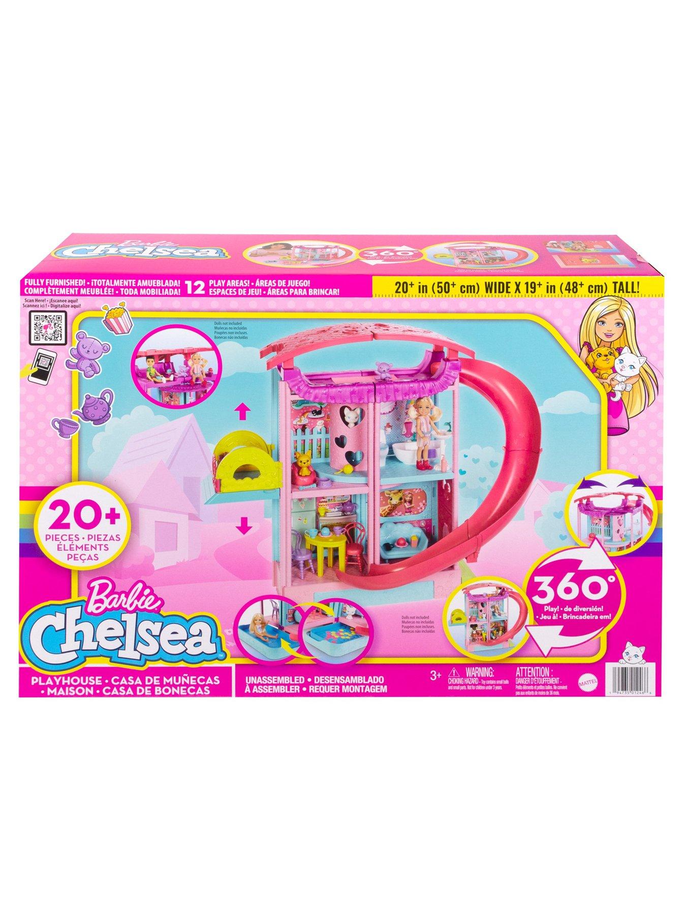 Barbie Chelsea Playhouse with Pets Accessories Very