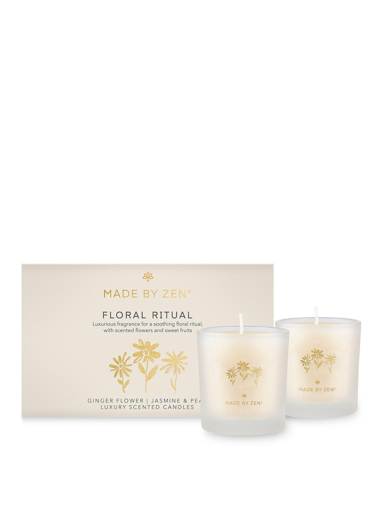 Made by Zen Floral Ritual Gift Set - 2 Candle Set | Very