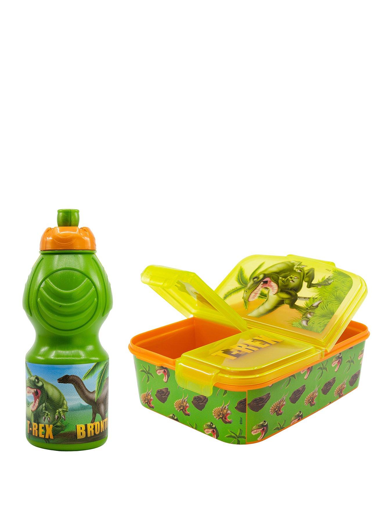 Dinosaur lunch box store and bottle