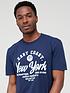  image of very-man-new-york-graphic-t-shirt-navygrey
