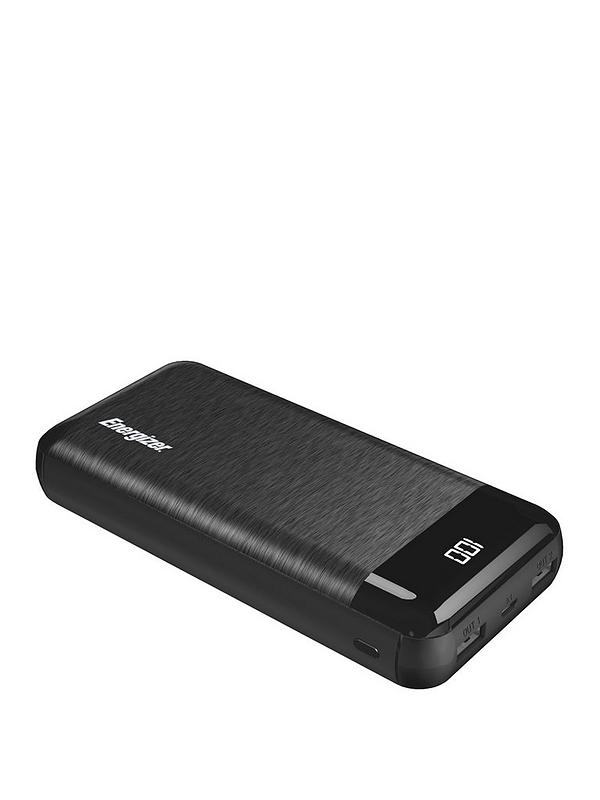 Energizer 20,000mAh Power Bank with LCD display provides up to 72