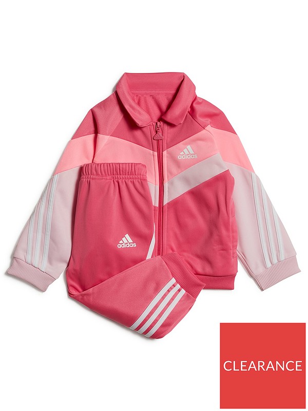 adidas Favourites Toddler Girls Tricot - Bright Pink | very.co.uk