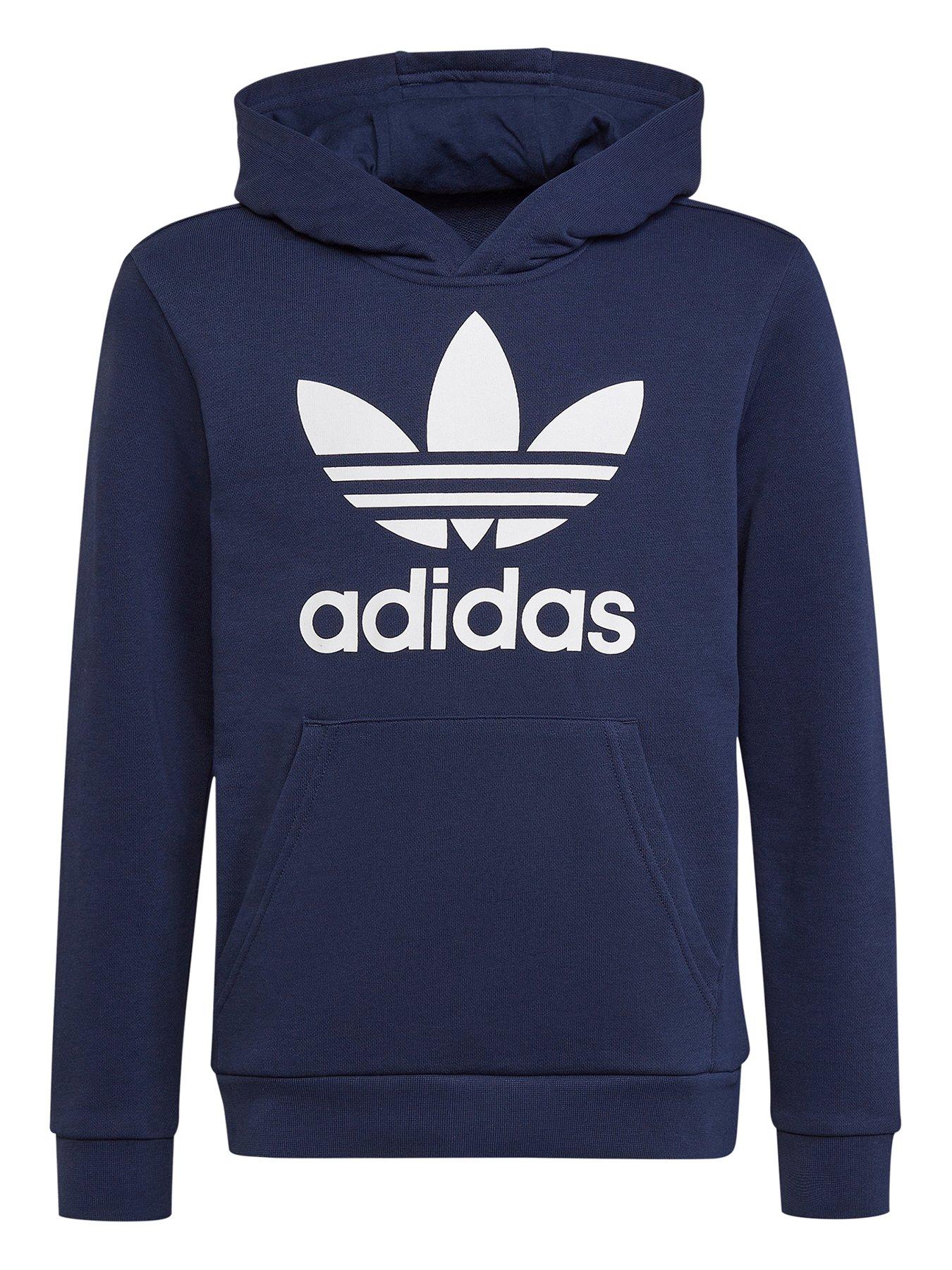 Adidas navy store blue hoodie