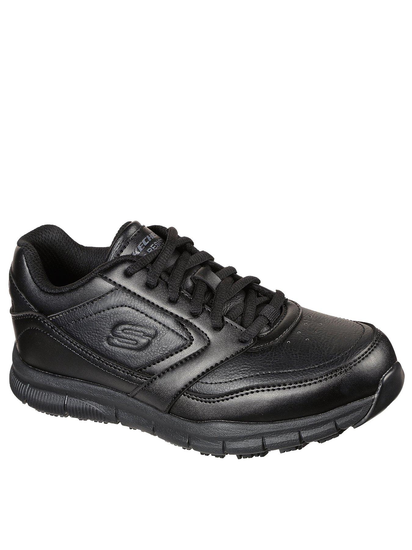 undefined Workwear Nampa Wyola Slip Resistant Lace Up Athletic Trainer - Black
