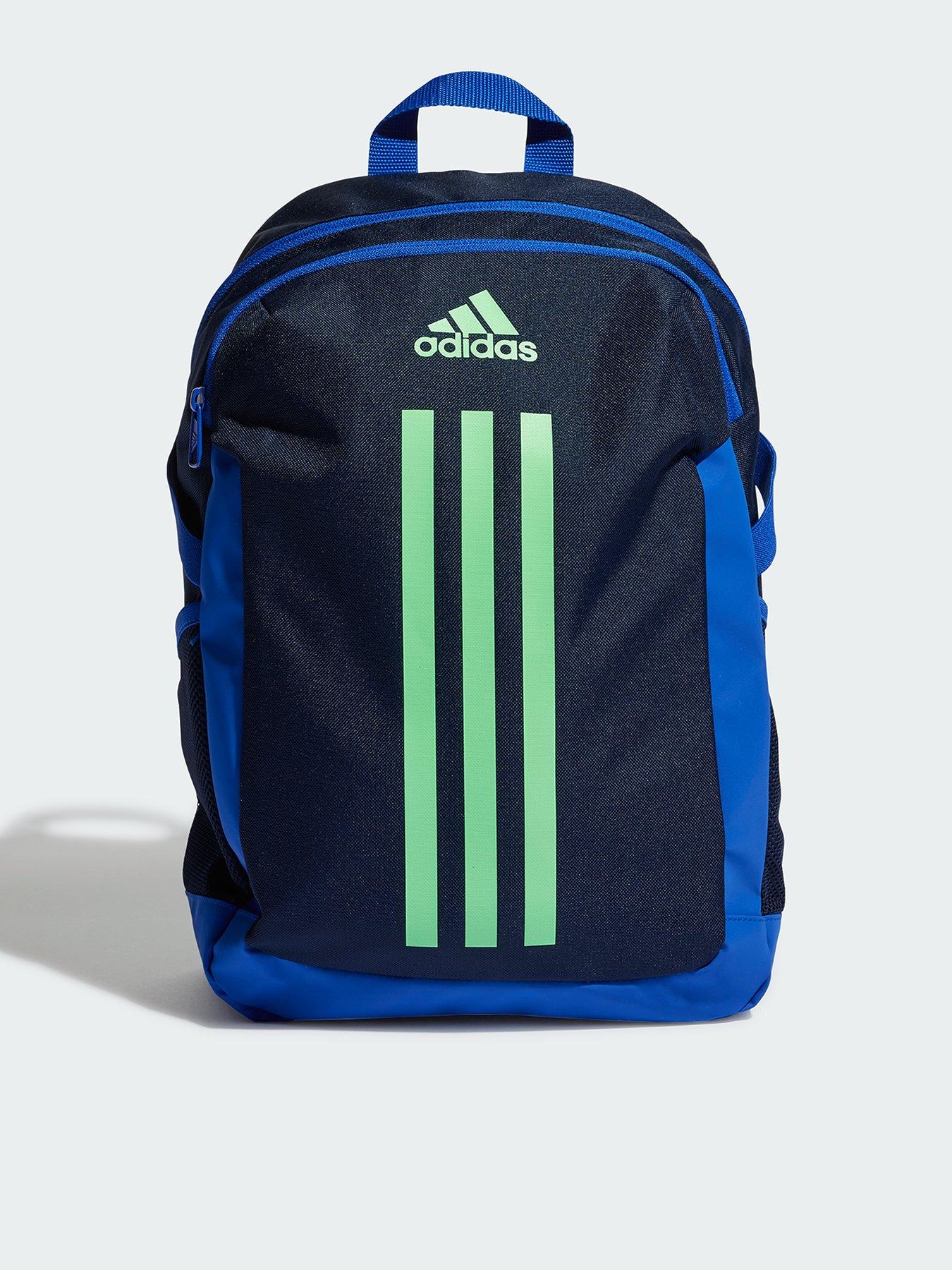 adidas Older Kids Power Back To School Backpack Dark Blue very.co.uk