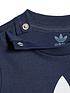  image of adidas-originals-kids-adicolor-trefoil-shorts-amp-t-shirt-set-dark-blue
