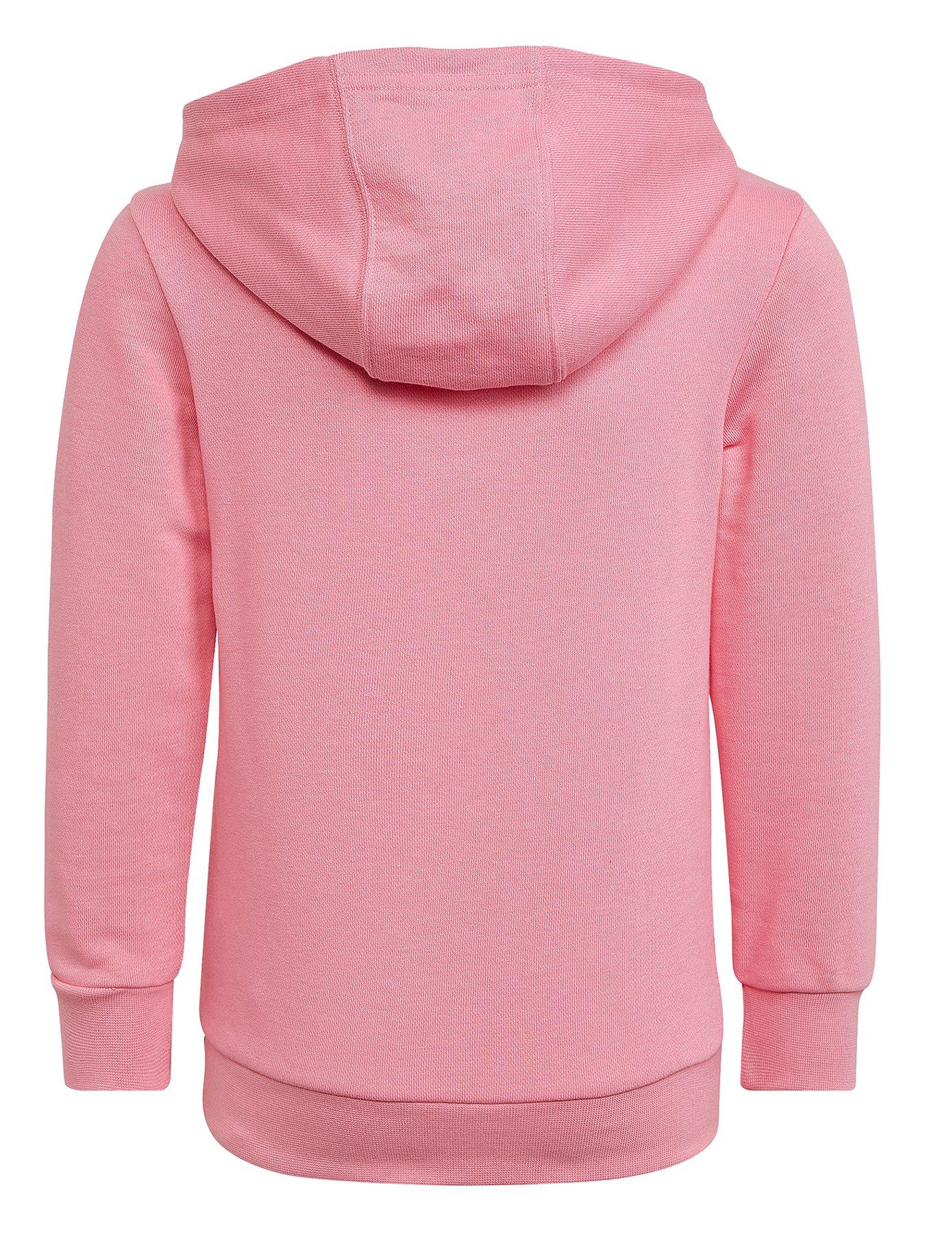 Trefoil hoodie shop light pink